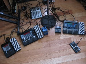 Pedals, pedals, pedals, wires, wires, wires!