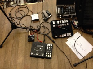 RP360XP setup during soundcheck in Milan with Lowlands